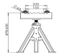 TG-600A Supporting Roller