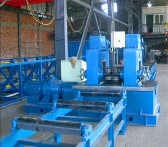 H-Beam flange straightening machine